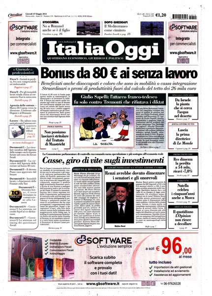 Italia oggi : quotidiano di economia finanza e politica